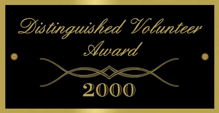 Distinguised Volunteer Award